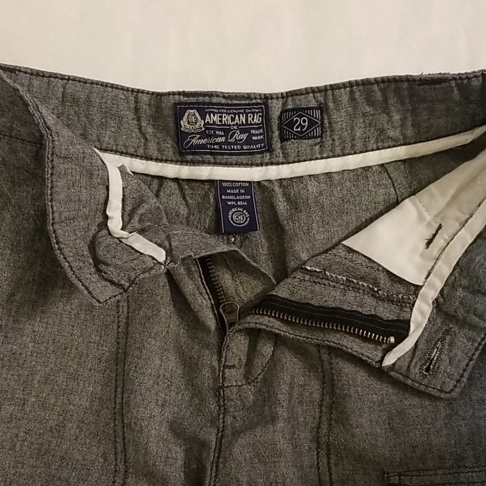 MEN'S AMERICAN RAG COTTON CARGO SHORTS SZ 29 - Picture 5 of 7